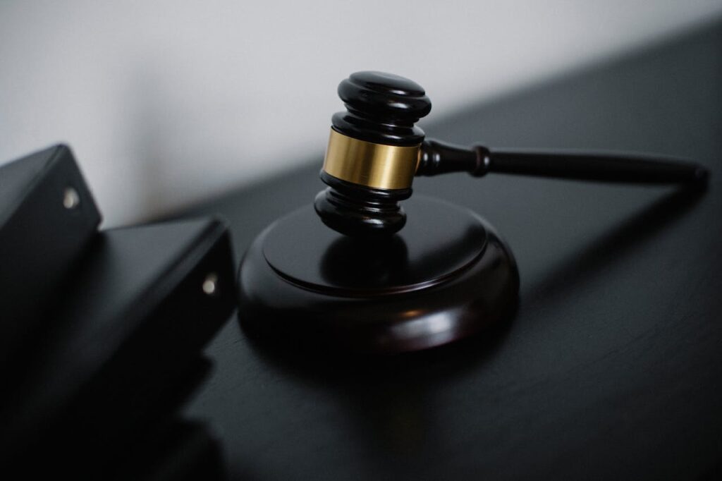 Close-up Photo of Wooden Gavel 